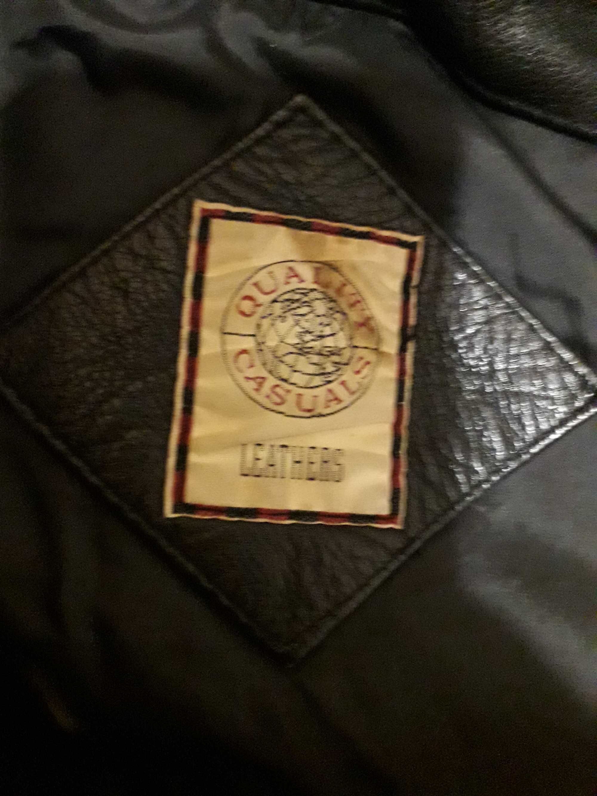 Кожаная куртка,Б/У  LEATHERS -58р XXXL