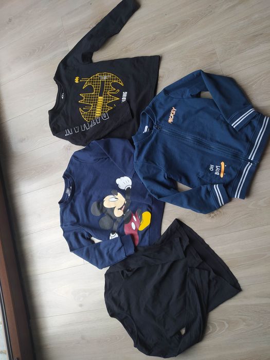 Zestaw ubrań chłopięcych rozmiar 128/134