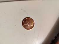 Монета 1 цент США