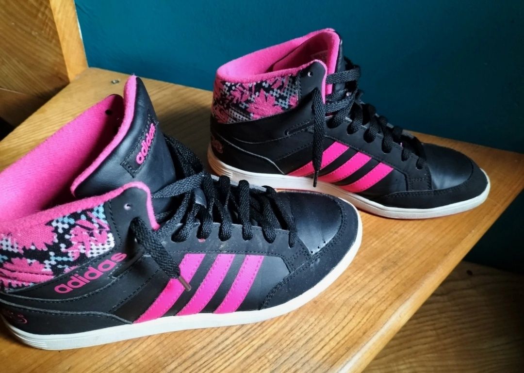 Buty sneakersy za kostkę Adidas rozmiar 39 i 1/3