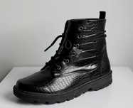 Buty Botki Trapery Creepersy Glany Półbuty Czarne Całoroczne 37