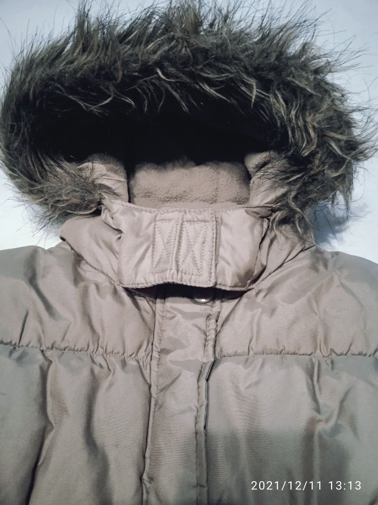 Куртка курточка холодная осень-зима девочке 146 152 158 рост
