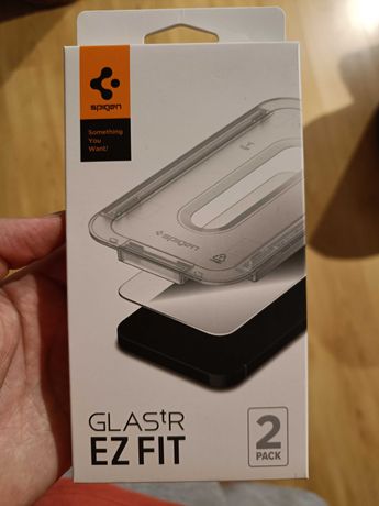 Pack2 Protetores de ecrã iPhone 14,13,13 Pro - Spigen Glas.tR EZ Fit