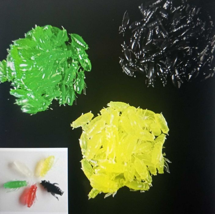 Krewetki i żuki sylikonowe