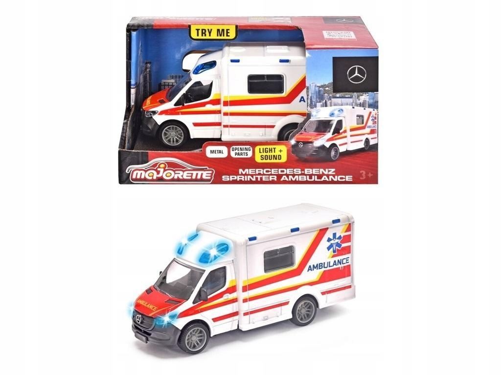 Majorette Ambulans Mercedes-benz 12,5cm, Majorette