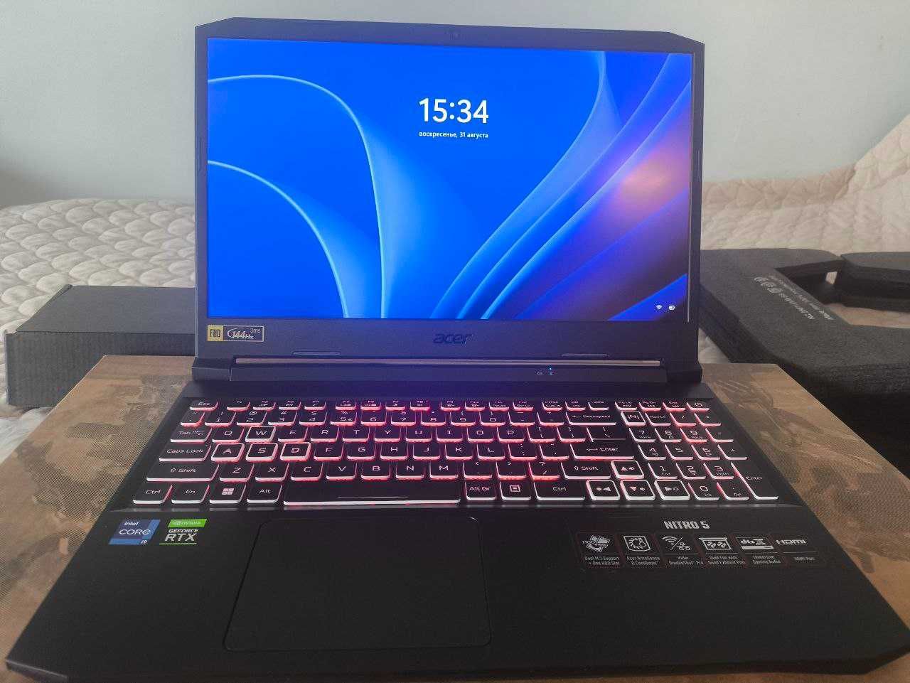 Laptop Gamingowy Acer Nitro 5 , i9-11900H, RTX 3060, 32GB RAM , SSD 1T