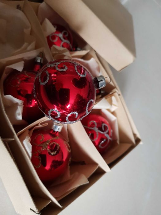 Vintage świąteczne bombki figurki kolekcjonerskie PRL - stan idealny