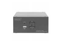 KVM Digitus Switch 2 Port, Dual Display, 4K, DP