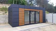 Budynek Kontener 3x6m | Nowoczesny Biuro | Płyta Warstwowa | Producent