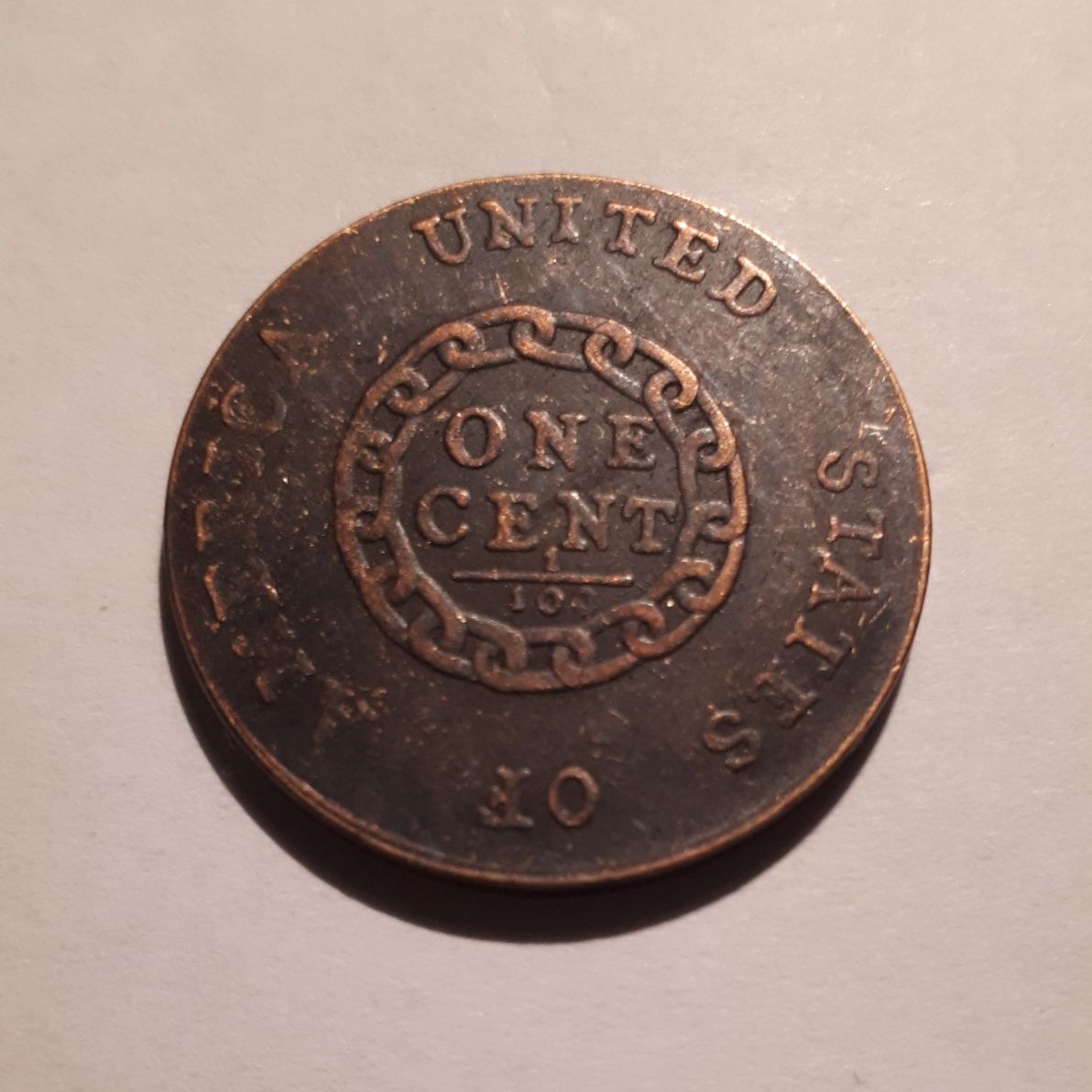 Replika monety jedno centowej 1793r.
