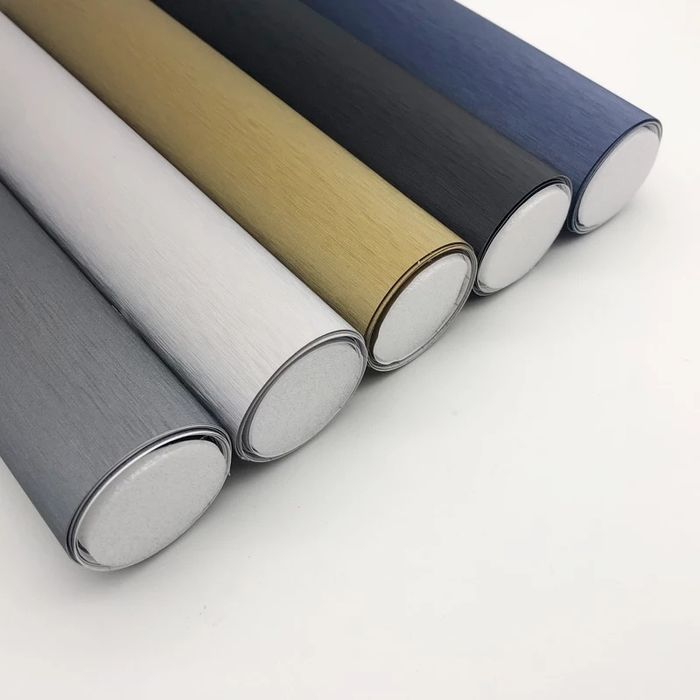 Пленка под шлифованный, тесаный метал виниловая автомобильная