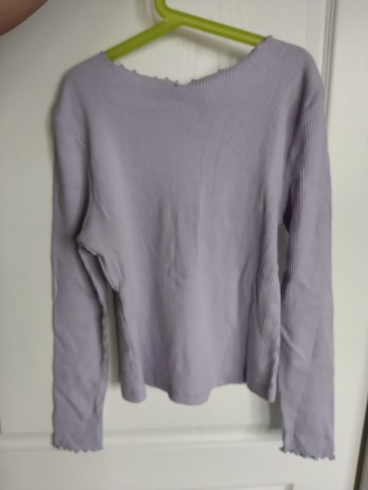 Sweterek prążkowany lilia fiolet s/m pieces