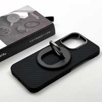 Карбоновое магнитное кольцо-подставка Pop Socket MagSafe iPhone 12-15