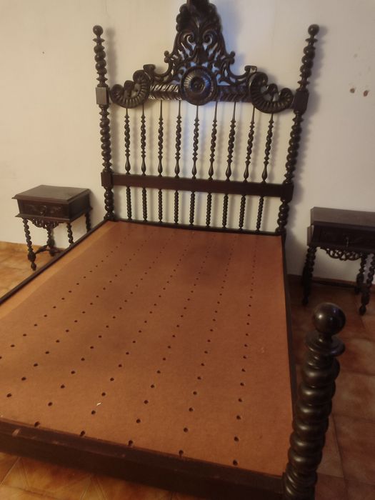 Mobília de quarto antiga completa
