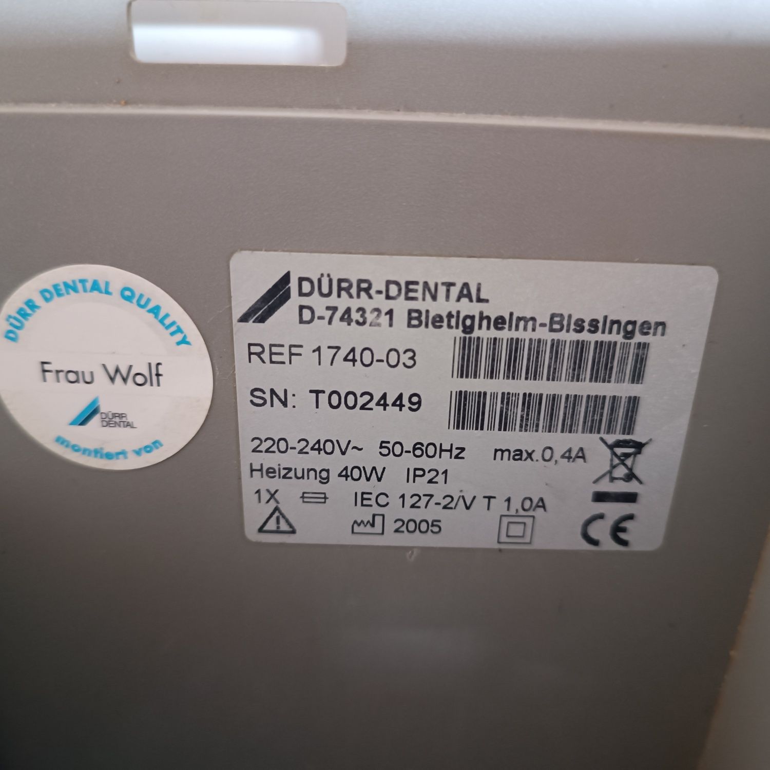 Wywoływarka półautomatyczna Durr Dental XR4