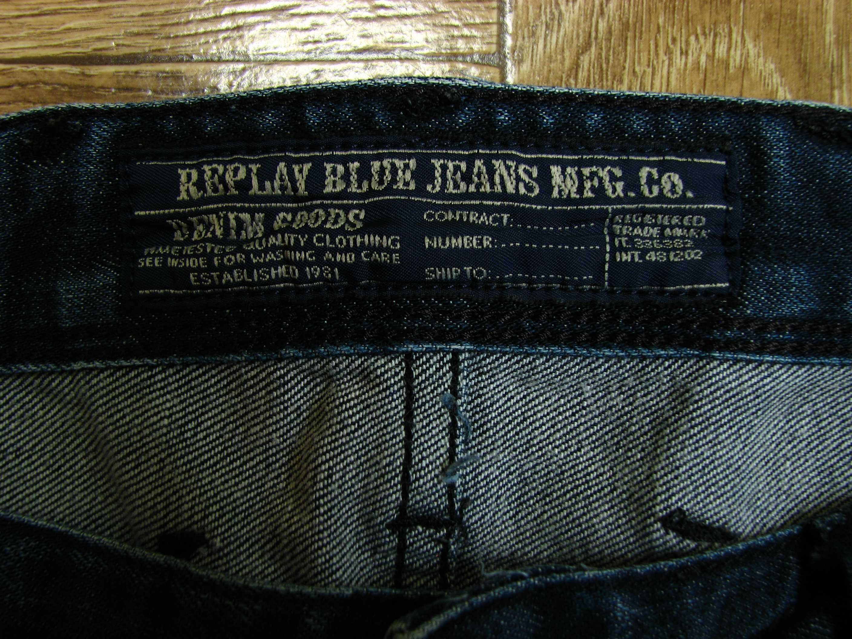 Spodnie jeansowe Replay Anbass W34 L34