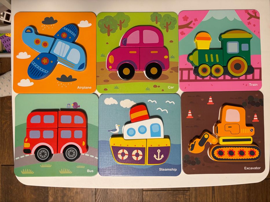 Транспортні пазли Tooky Toy