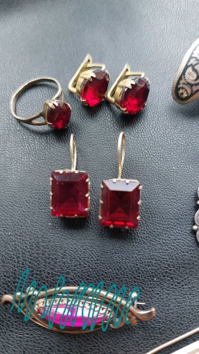 Серьги, кульчики, броши, кулон серебро винтаж