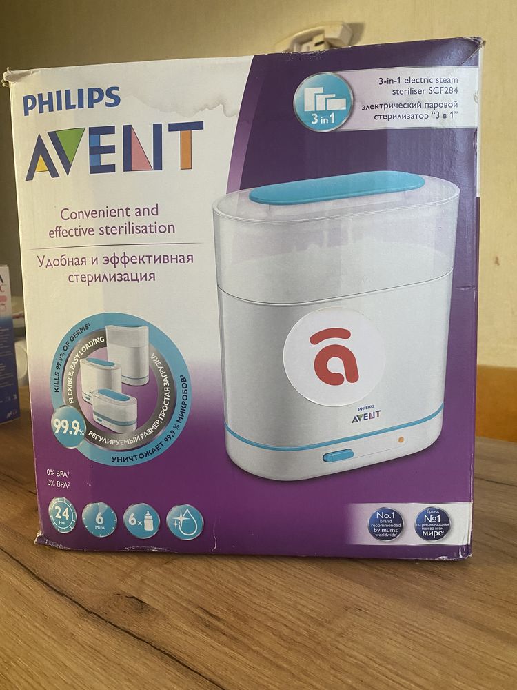 Электрический паровой стерилизатор philips avent
