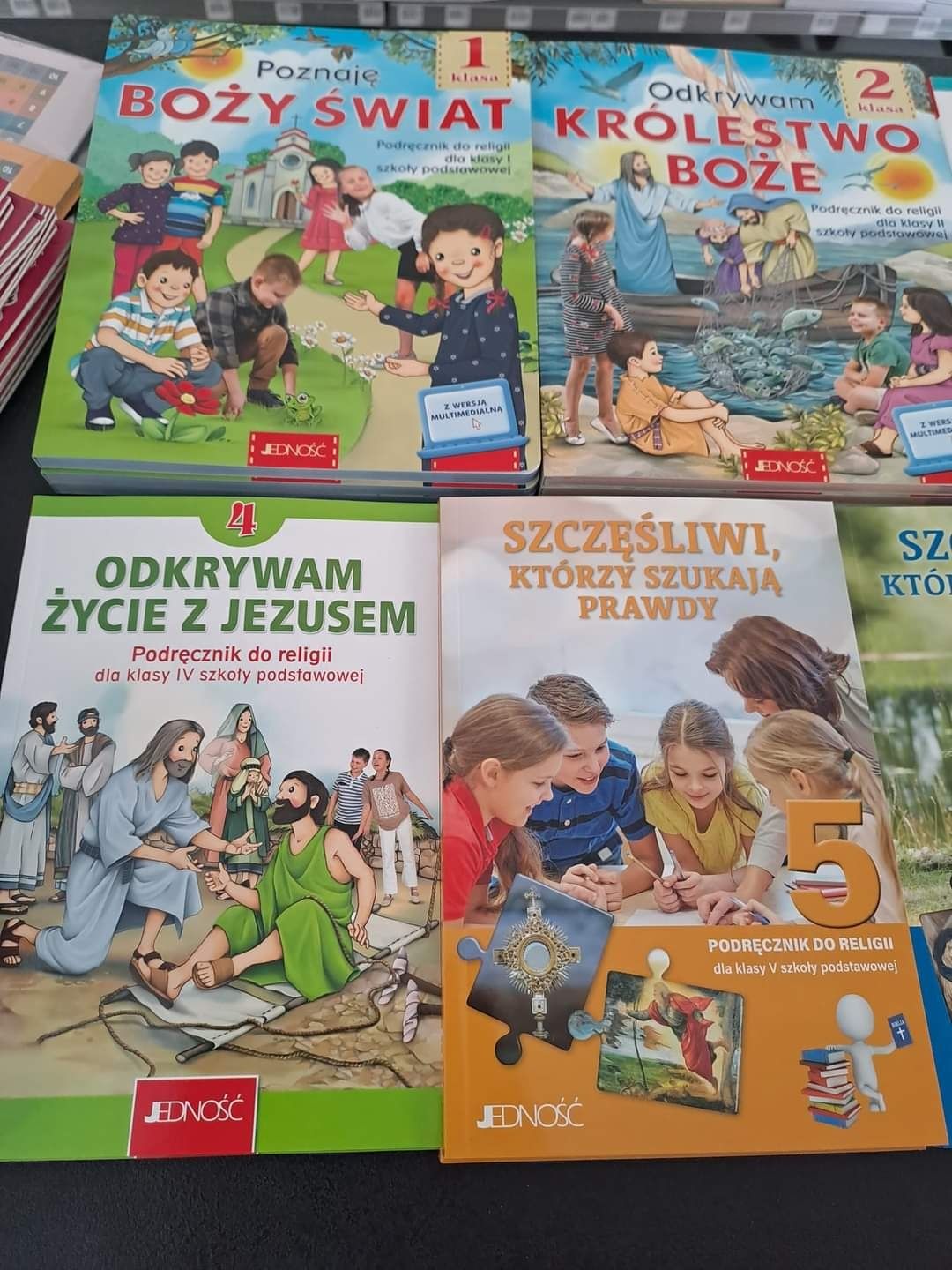 Podręcznik i ćwiczenia do religii klasa 6 Wyd.Jedność kl.1-7