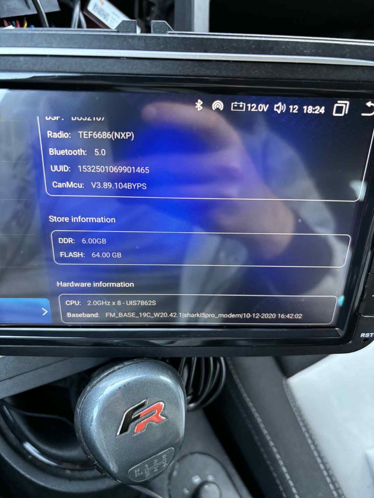 Radio android ISUDAR seat leon 2, carplay, 6gb ram, kamera cofania
