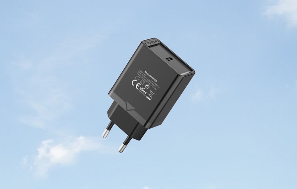 Ładowarka Sieciowa Vention Faib0-Eu Usb-C 30W Pd3.0 Qc4.0 Czarna