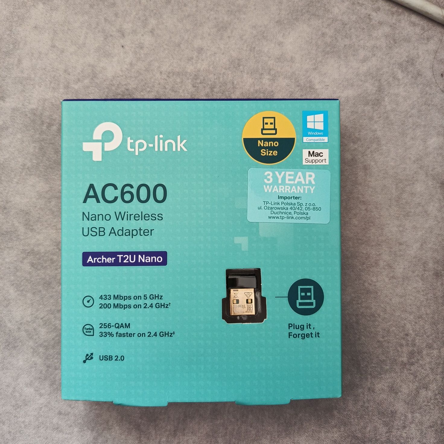 Nano adapter wifi TP-Link do windows