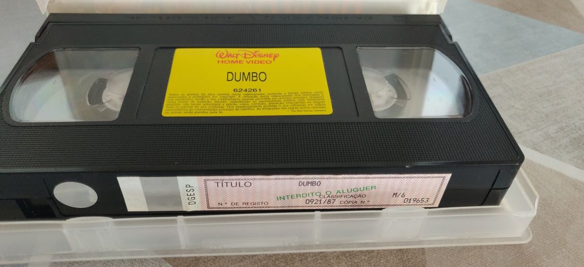 VHS RARO Dumbo Disney