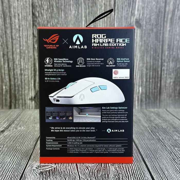 ASUS ROG Harpe Ace Aim Lab Edition (White) 1 шт. NEW!
