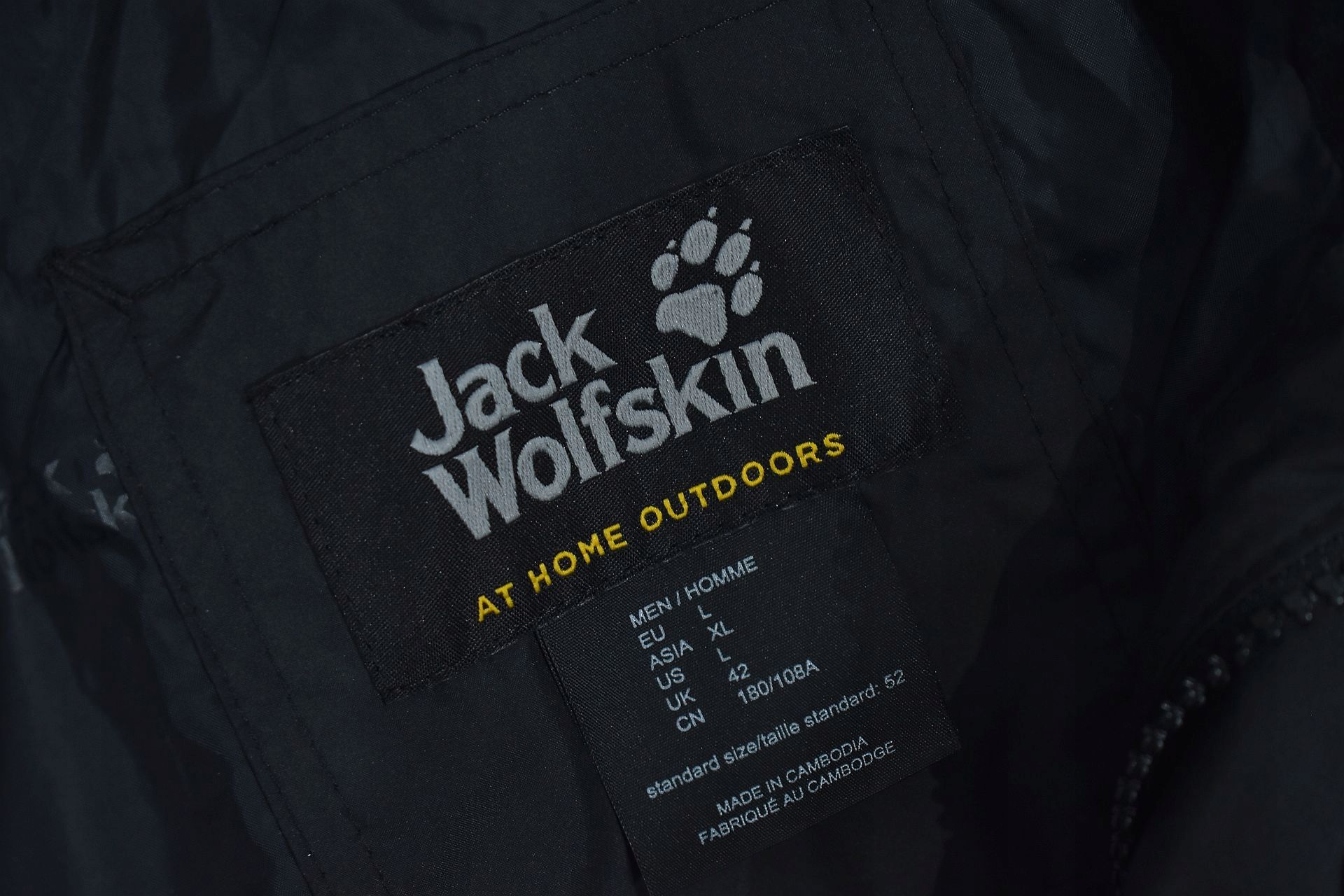 Jack Wolfskin Microguard Dłuższa Ocieplana Kurtka Męska L