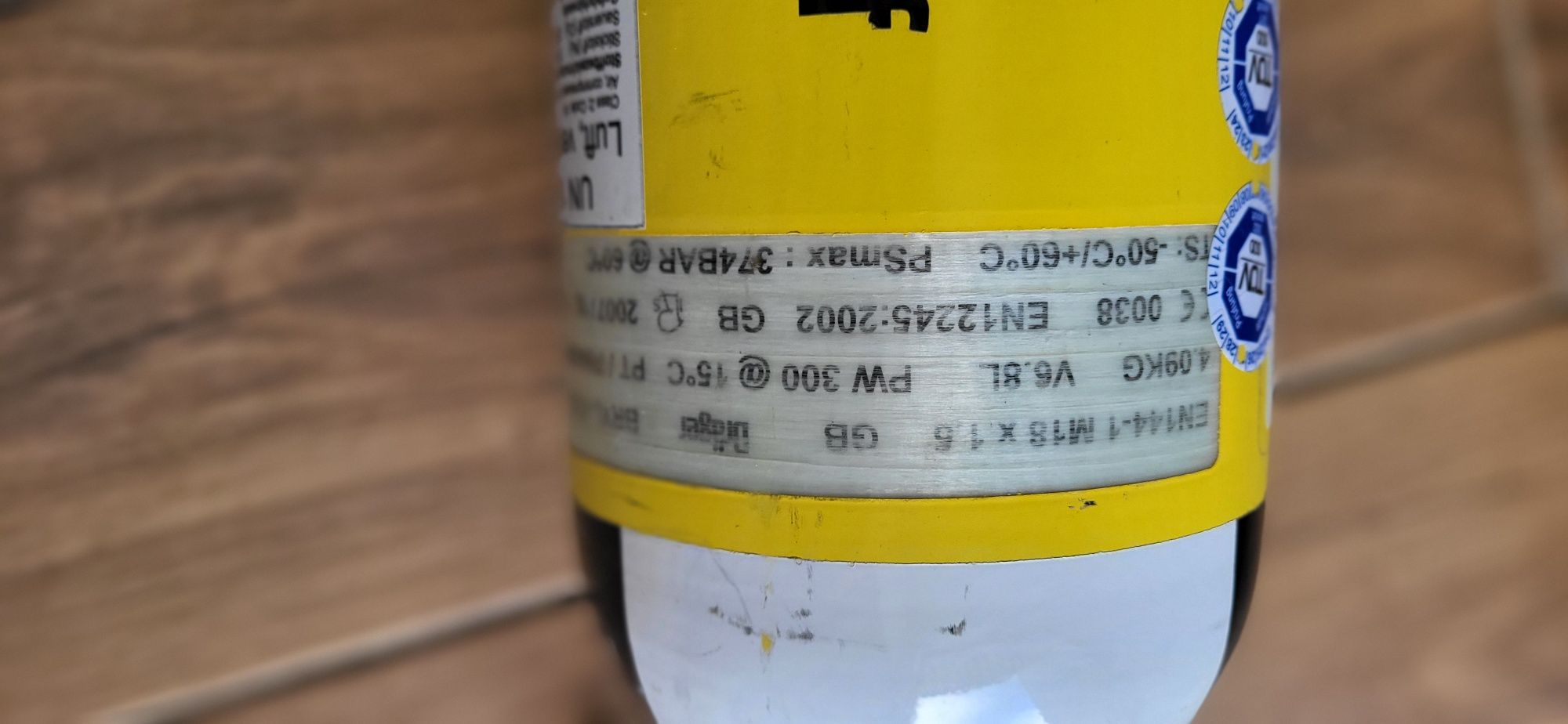 Butla powietrzna  kompozytowa PCP 300bar