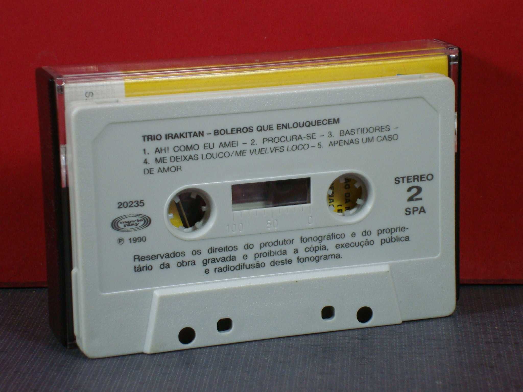 Trio Irakitan ‎– Boleros Que Enlouquecem / Cassete / Mint