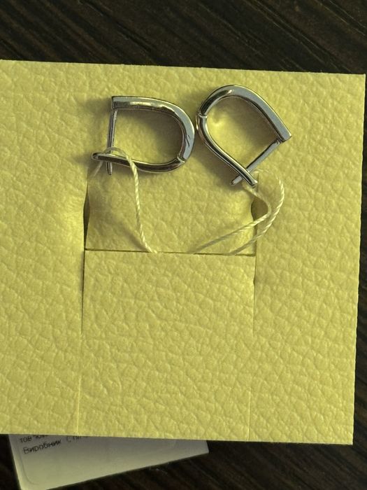 Продам срібні сережки