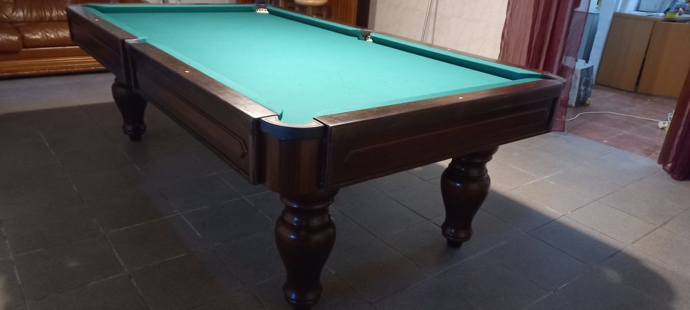 Bilhar usado  carrinho   mais pequeno que o normal *montagem incluída