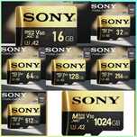 Карти Оригінальні Micro sd  SONY + adapter 16gb. 32gb.,64gb.,128gb.,25