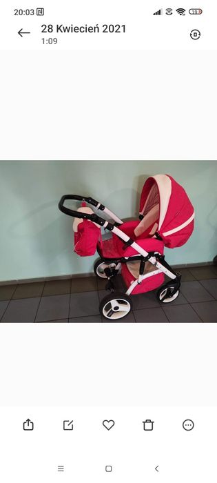 Wòzek 3 w 1 dziecięcy