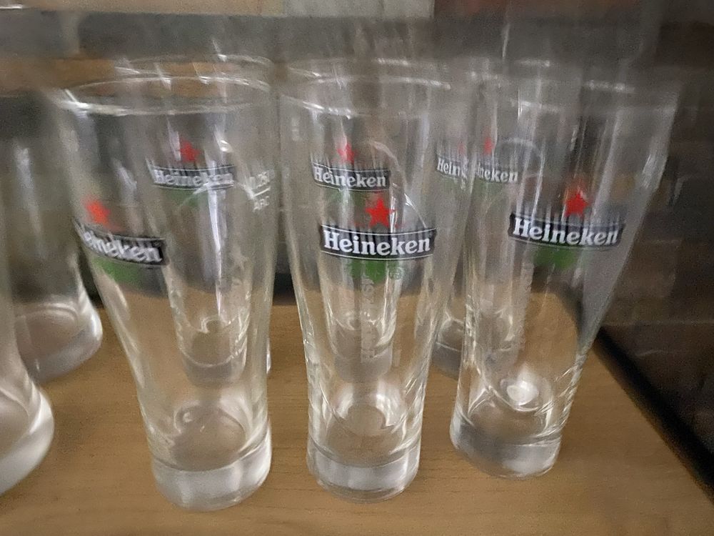 Szklanki do piwa Heineken 0,3 l 6 sztuk
