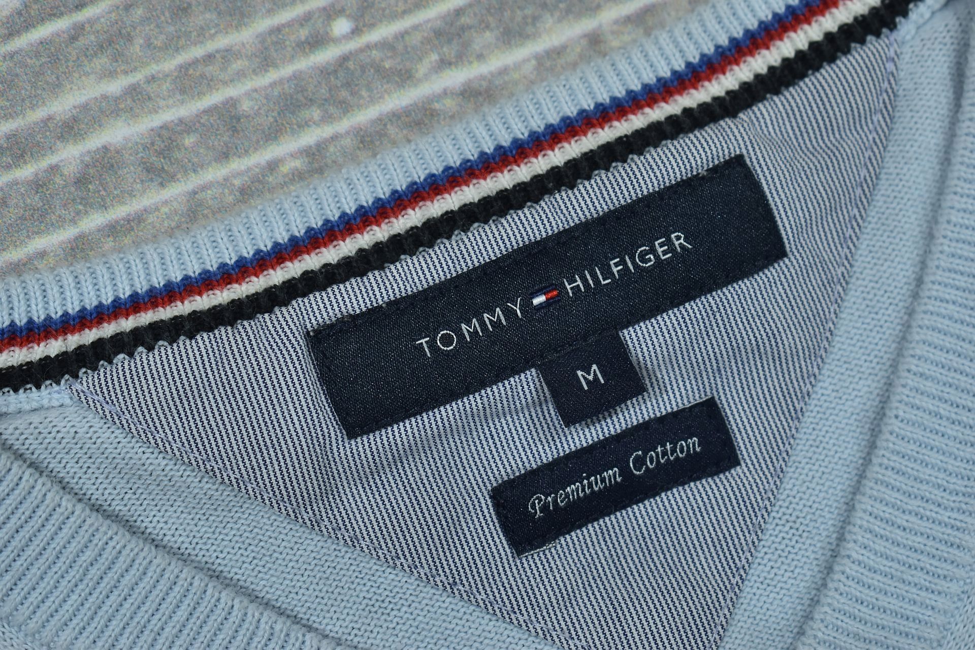 TOMMY HILFIGER Sweter Męski Premium Cotton / M