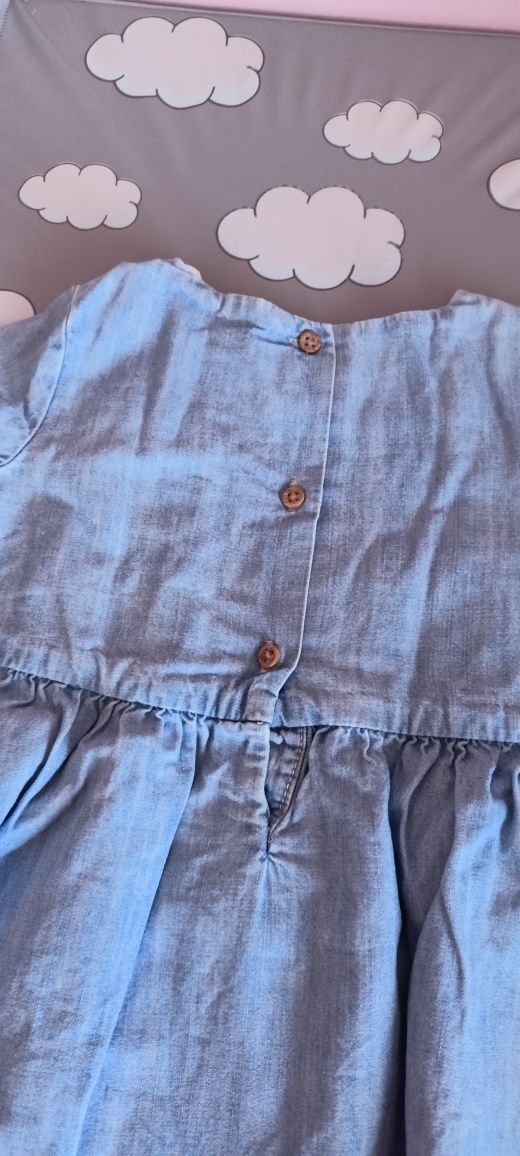 Sukienka niebieska H&M 74