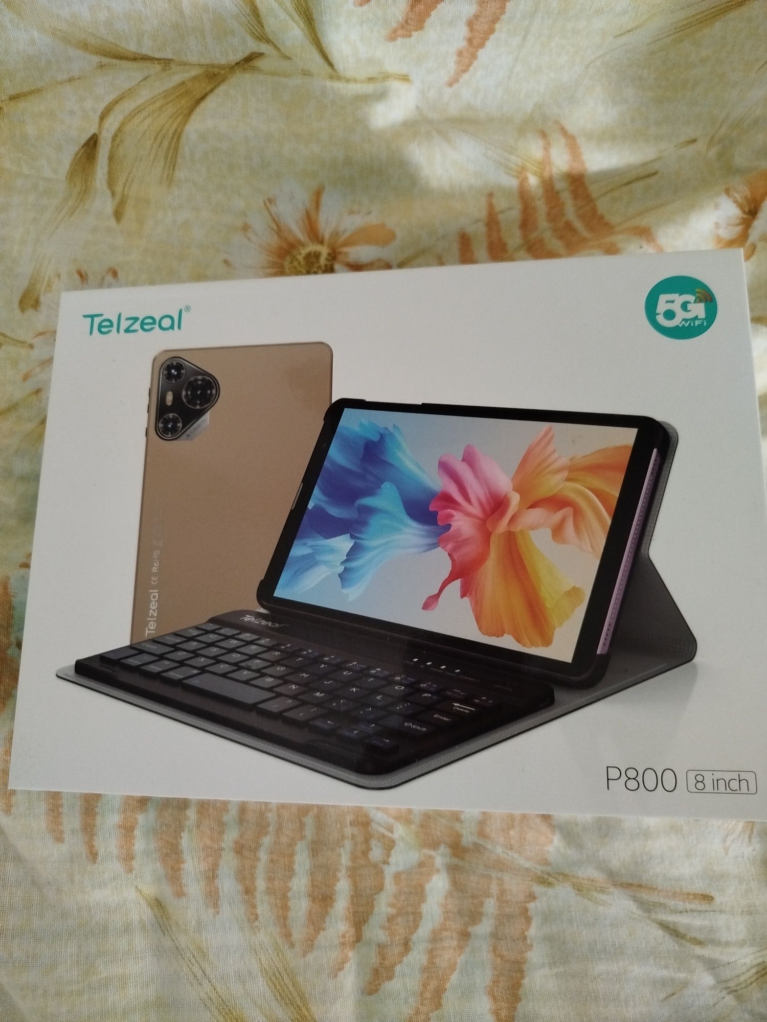 Tablet com teclado 8 "