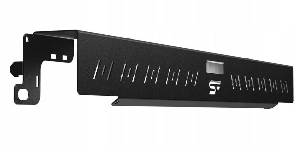 Panel LED RACK Professional 1U 19" czarny StalFlex