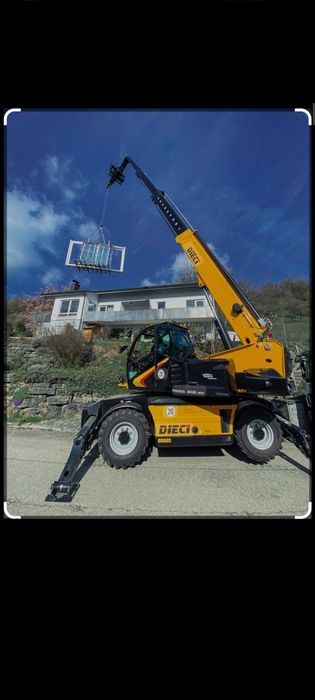 Ladowarka obrotowa, sztywna, zwyzka, podnosnik, Manitou. - WYNAJEM