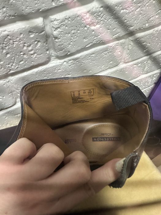 Мужские брендовые челси ботинки Clarks. Новые! Кожа.Оригинал.Р.42