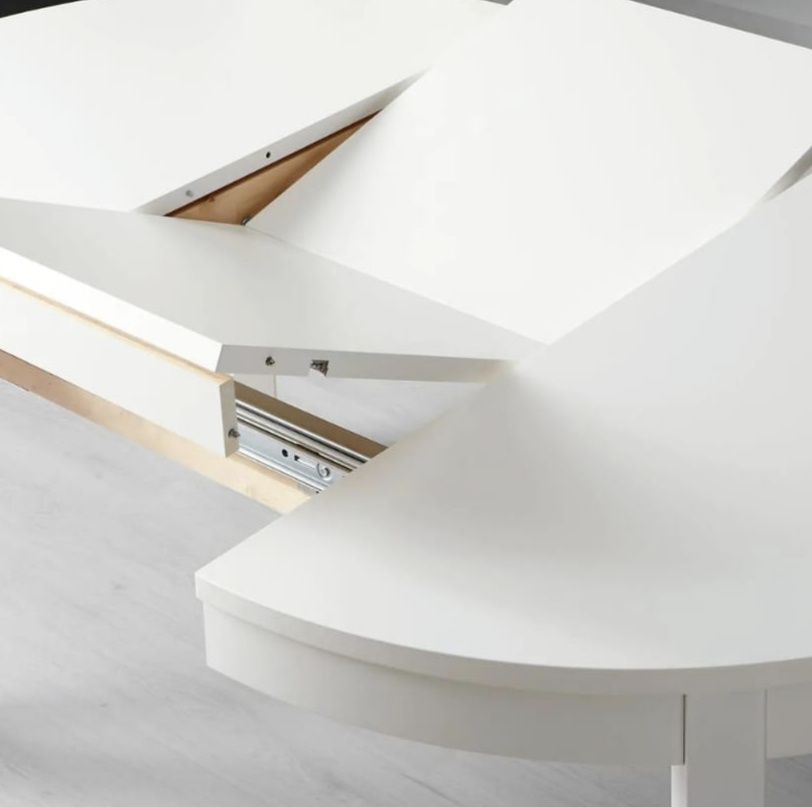 Stół IKEA rozkładany 115/166 wysokość 74cm okrągły