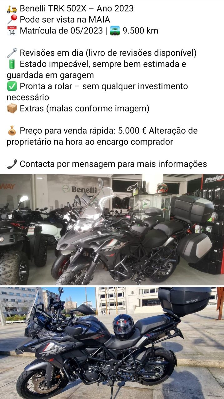 Benelli TRK 502X