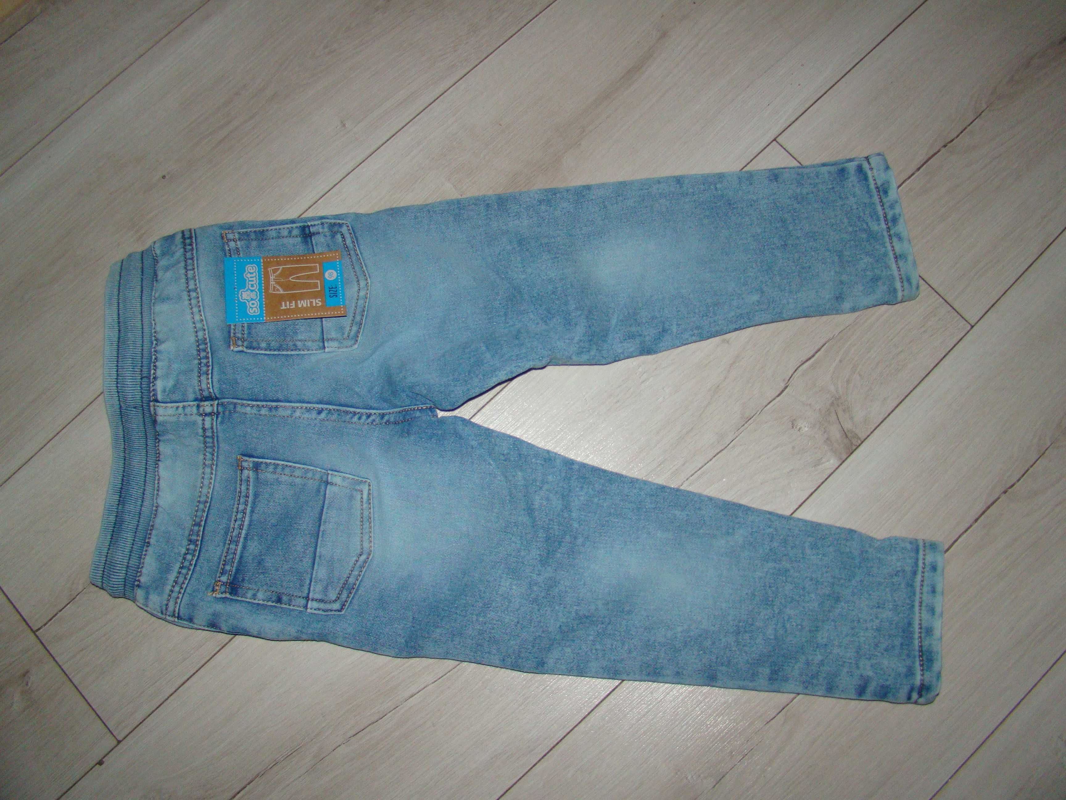 Spodnie dżinsowe chłopięce roz 98cm