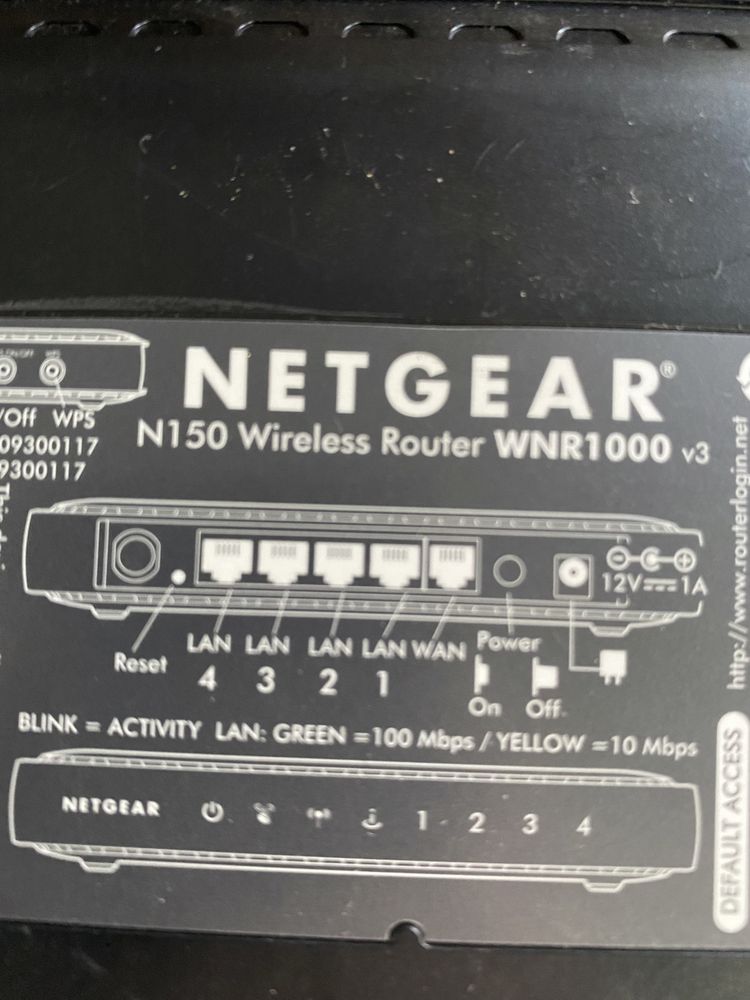 Router Netgear N150 WNR1000