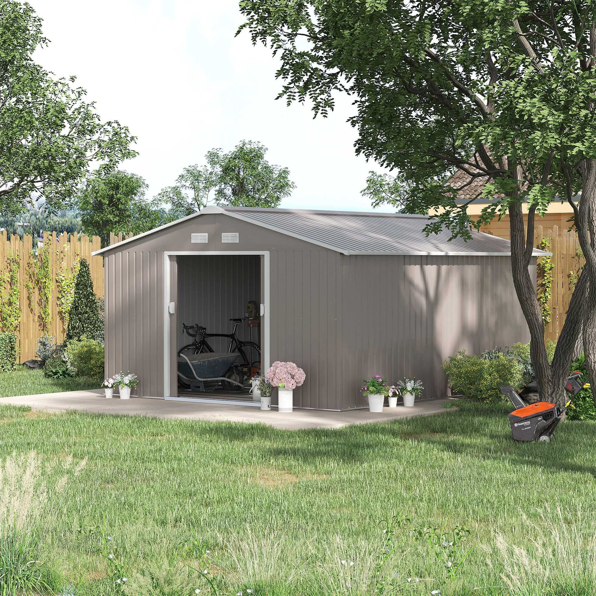 Abrigo Jardim Metal 340x386x200 cm Novo