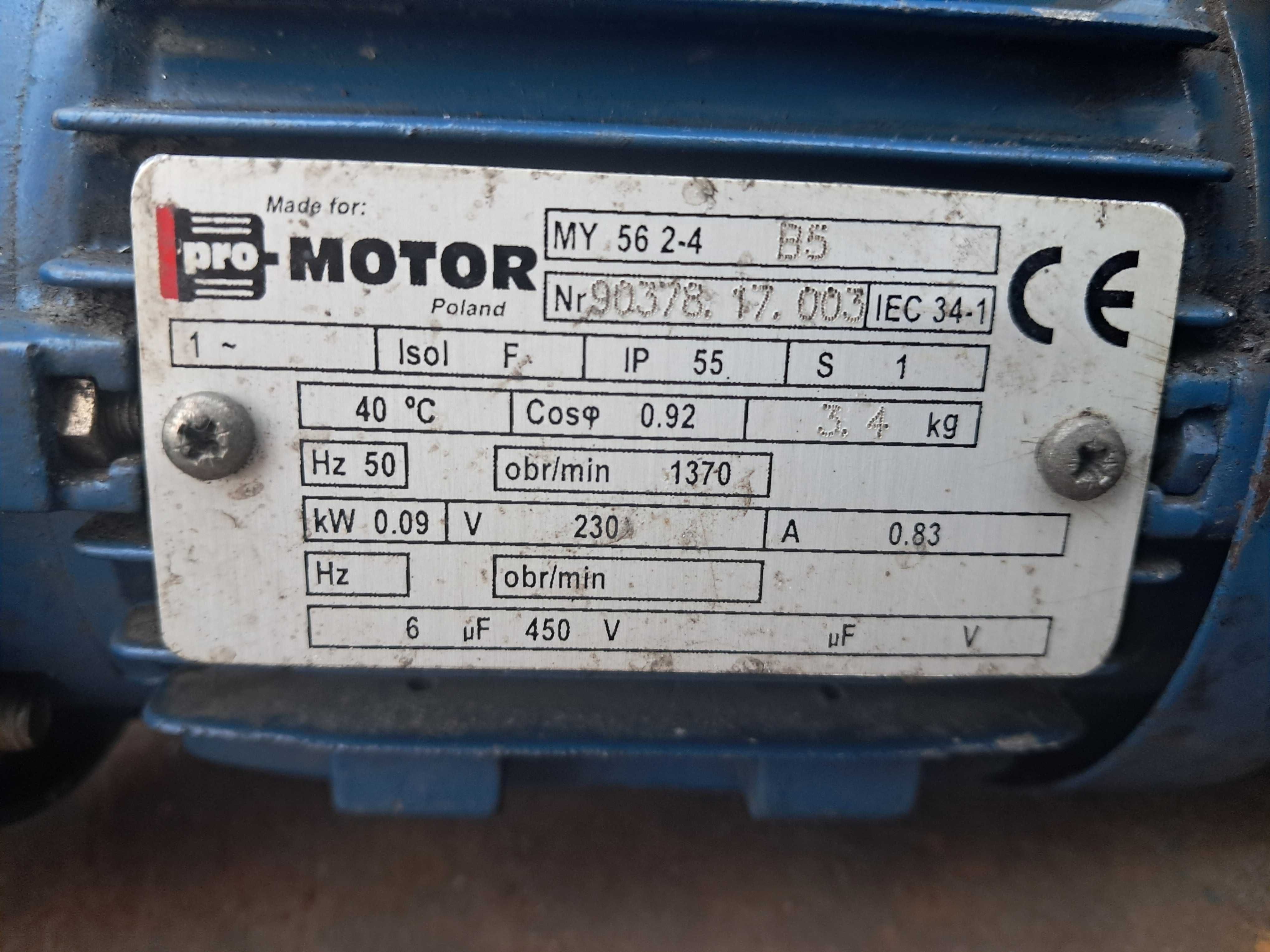 Motoreduktor, napęd przekładnia do podajnika pieca 230v.Wysyłka
