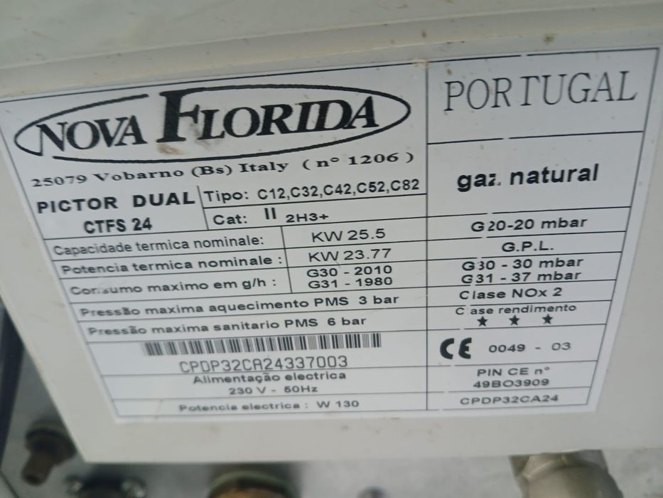 Caldeira mural a gás